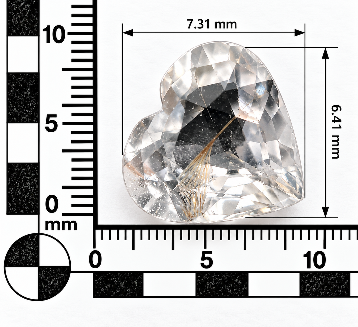 Zaffiro Ice Naturale Cuore 1.25ct – Pietra Preziosa per Alta Gioielleria