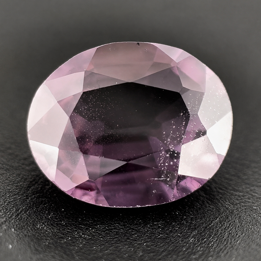 Spinello Viola Naturale Ovale 0.70ct – Gemma Rara per Alta Gioielleria