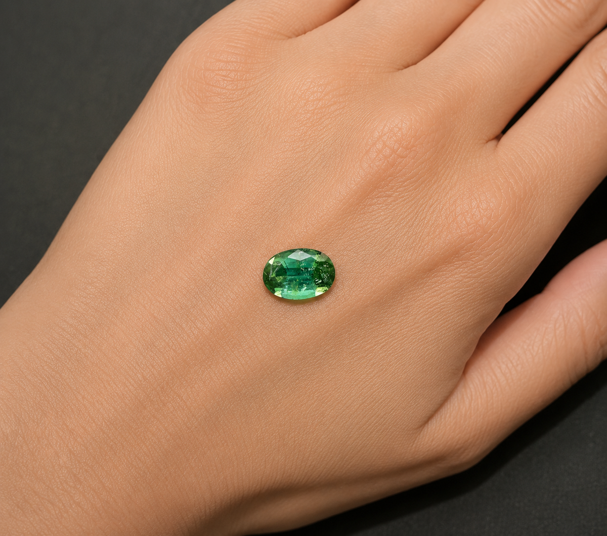 Tormalina Chrome Ovale 3.05ct – Pietra Preziosa per Gioielleria