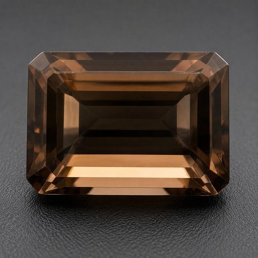 Quarzo Smoky Naturale Ottagono 7.55ct – Pietra Semipreziosa per Gioielleria