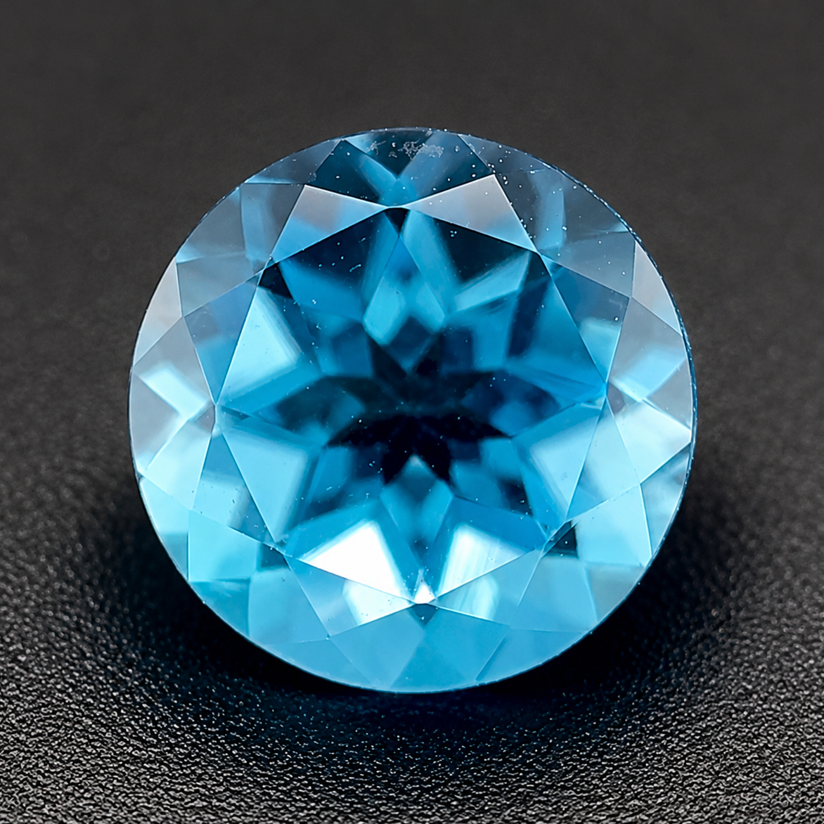 Topazio Swiss Naturale Tondo 2.20ct – Pietra Preziosa Azzurra per Gioielleria