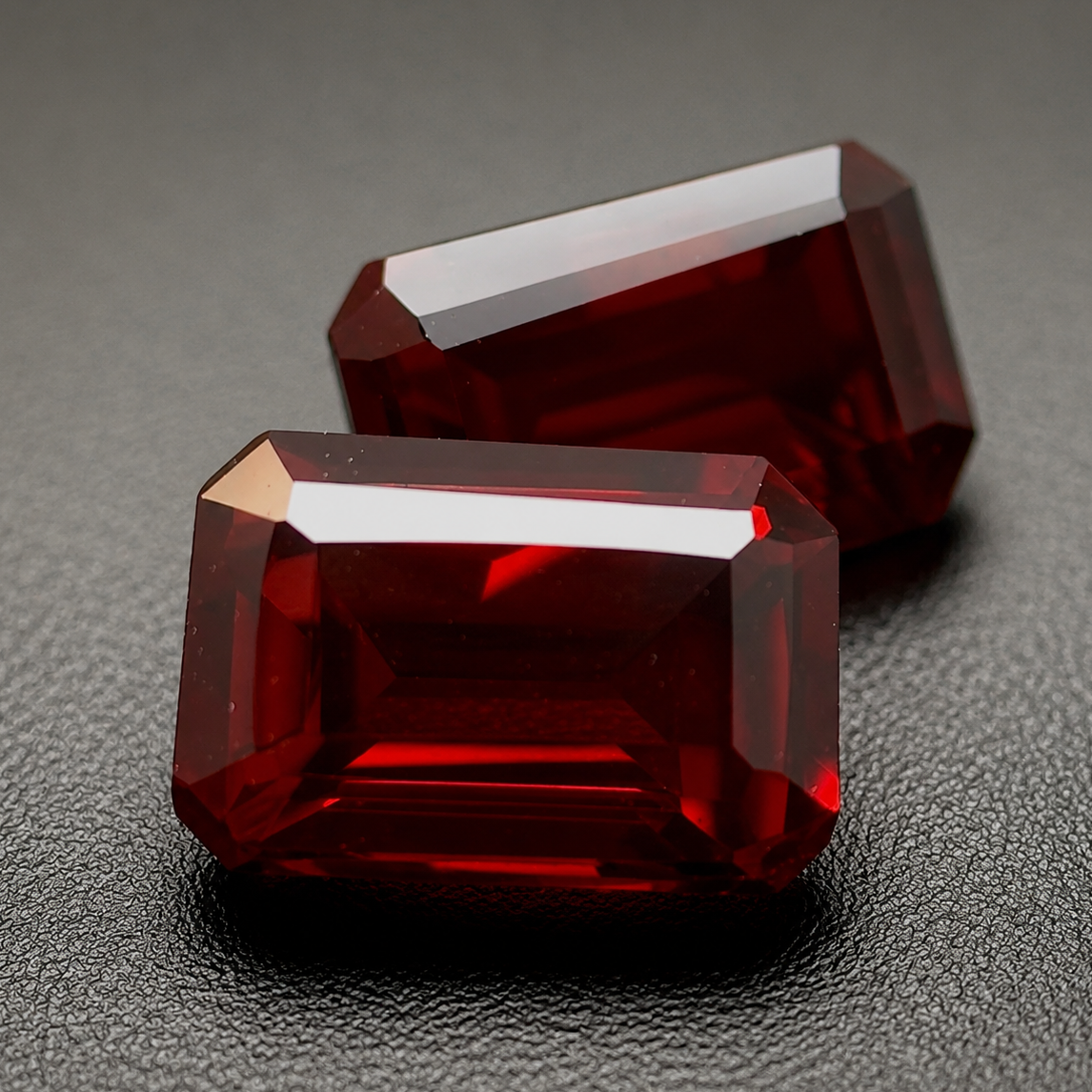 Granato Naturale Ottagoni 1.55ct – Pietra Preziosa Rossa per Gioielleria