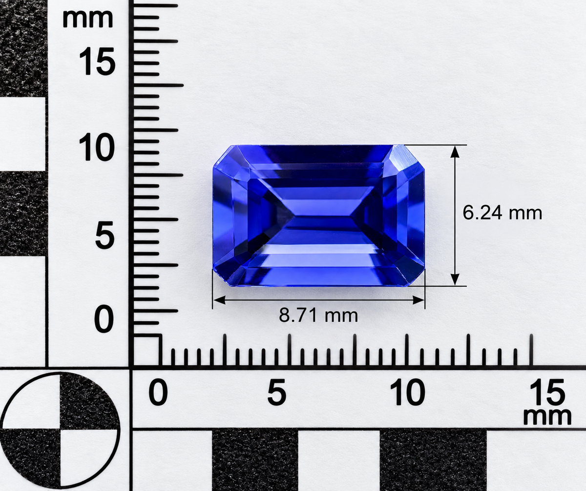 Tanzanite Naturale Ottagono 1.70ct – Gemma Rara Viola per Alta Gioielleria