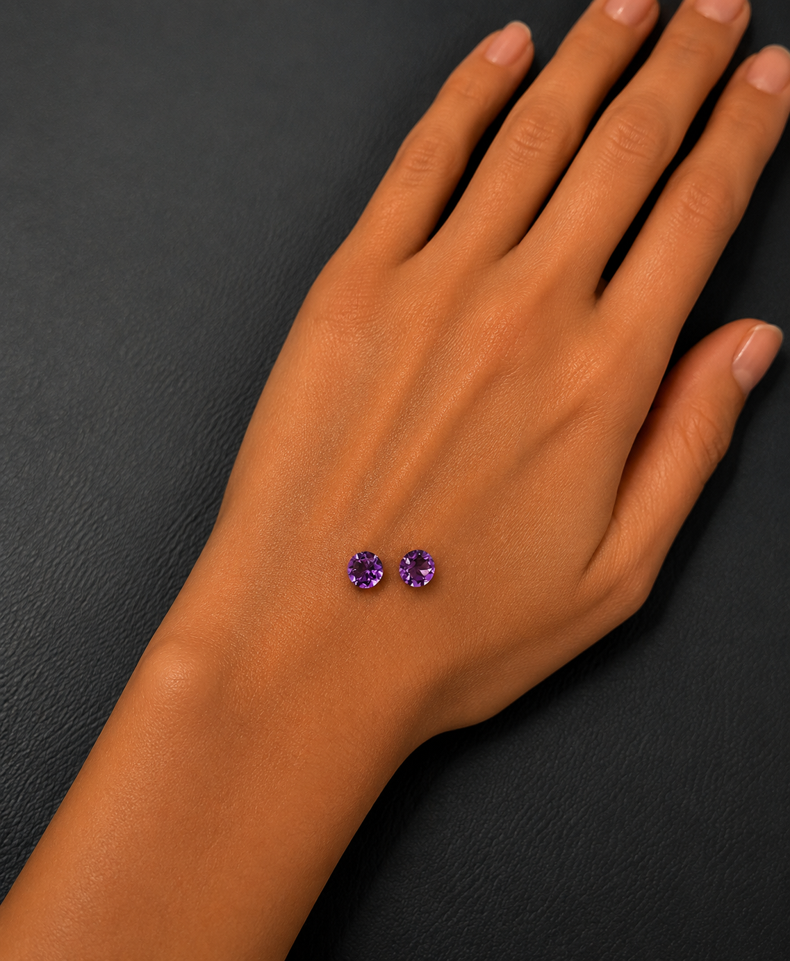 Ametista Naturale Tondi 1.55ct – Pietra Preziosa Viola per Gioielleria