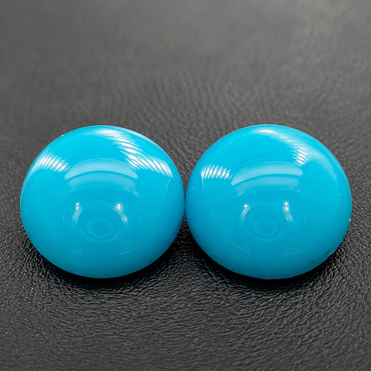 Turchese Naturale Tondi Cabochon 1.85ct – Pietra Semipreziosa per Gioielleria