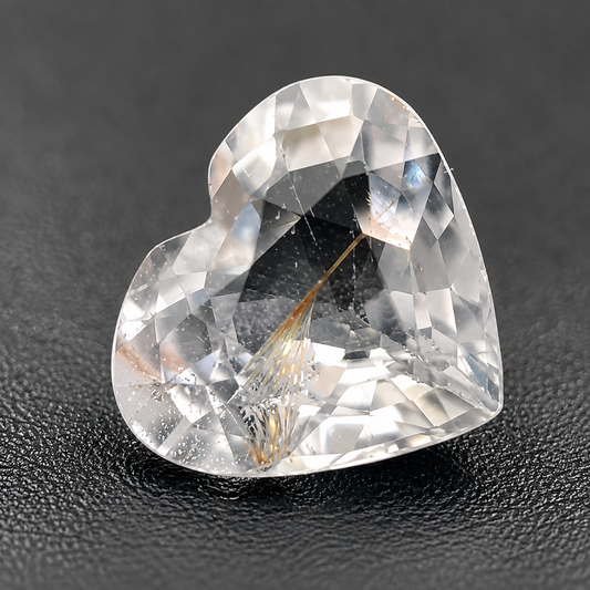 Zaffiro Ice Naturale Cuore 1.25ct – Pietra Preziosa per Alta Gioielleria