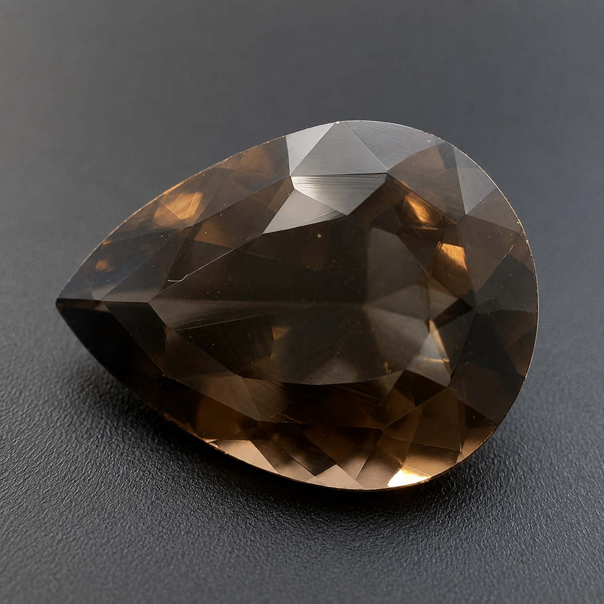 Quarzo Smoky Naturale Goccia 6.65ct – Pietra Semipreziosa per Gioielleria