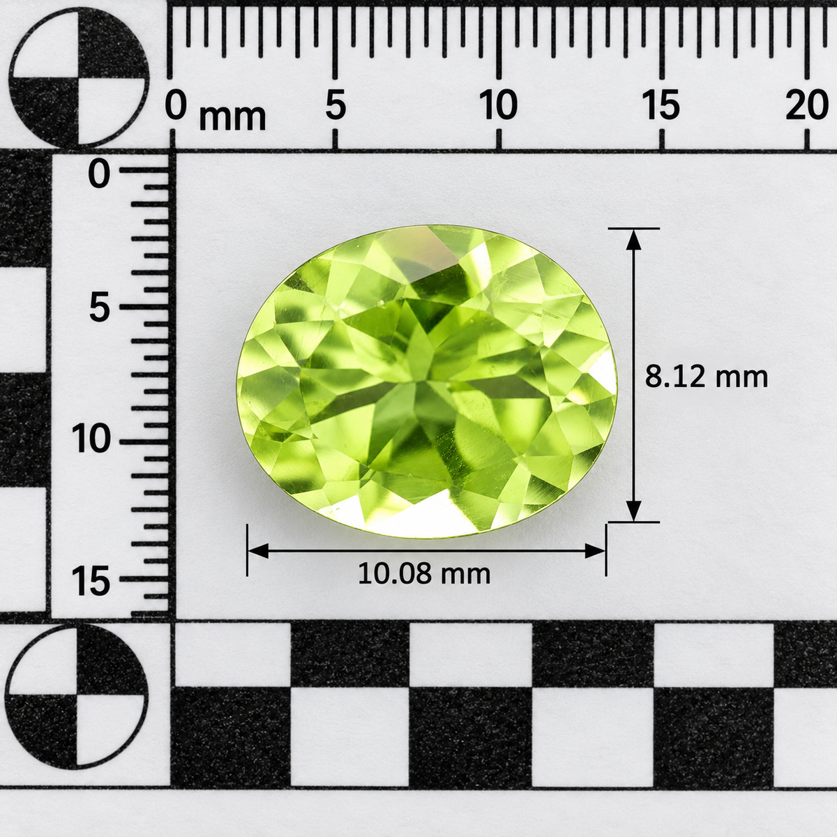 Peridot Lime Naturale Ovale 2.70ct – Pietra Preziosa Verde per Gioielleria