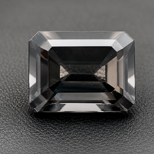 Spinello Grigio Naturale Ottagono 0.60ct – Gemma Rara per Alta Gioielleria