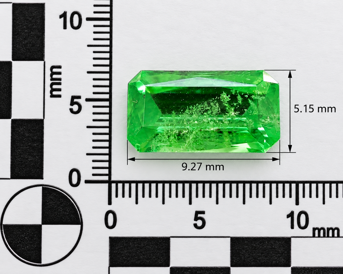 Tsavorite Naturale Ottagono 1.85ct – Gemma Rara Verde per Alta Gioielleria