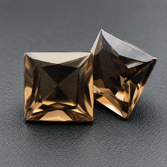 Quarzo Smoky Naturale Carrè 0.60ct – Pietra Semipreziosa per Gioielleria