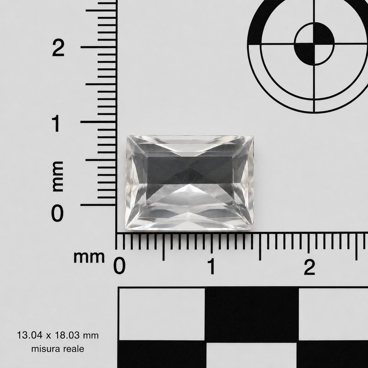 Quarzo Ialino Naturale Baguette 13.20ct – Pietra Semipreziosa per Gioielleria