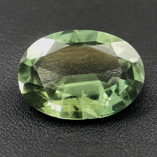 Zaffiro Verde Naturale Ovale 0.60ct – Pietra Preziosa per Alta Gioielleria