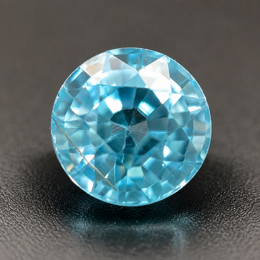 Zircone Naturale Tondo 2.50ct – Pietra Preziosa per Gioielleria