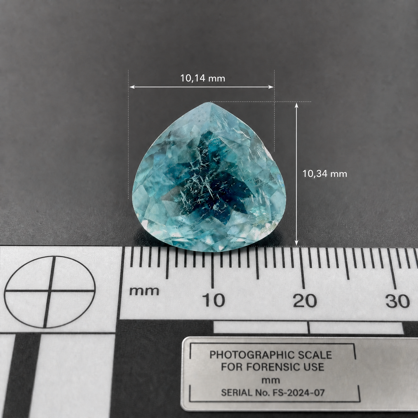 Acquamarina Naturale Goccia 3.65ct – Pietra Preziosa per Gioielleria